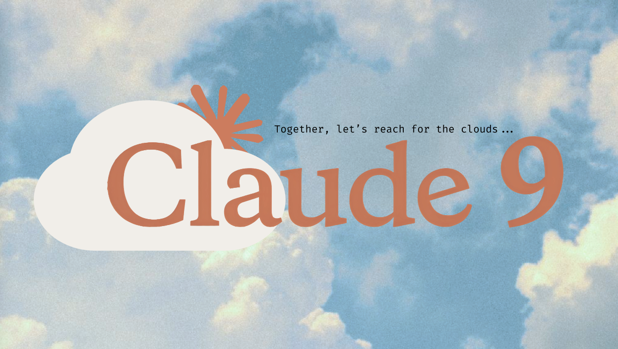 Claude9 cloud-themed project artwork